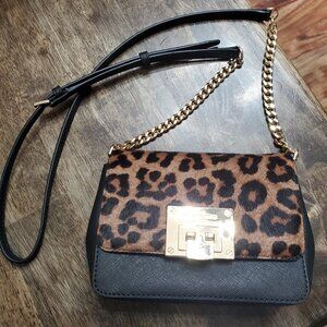 MICHAEL KORS SMALL CROSSBODY ANIMAL PRINT